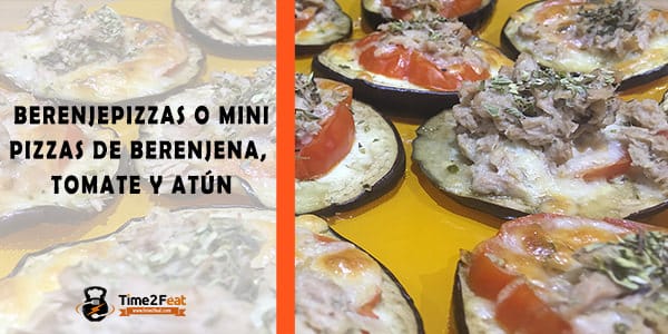 receta mini pizzas berenjena atun