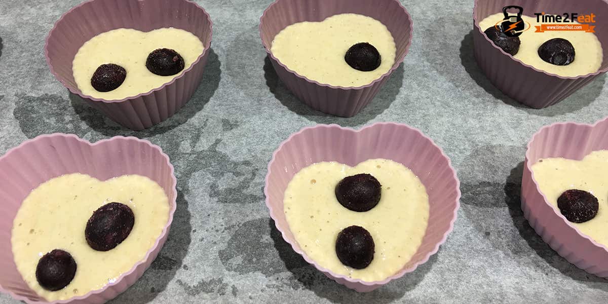 receta muffins fit avena arandanos chocolate