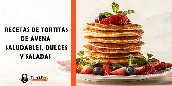 receta tortitas de avena saludables fitness