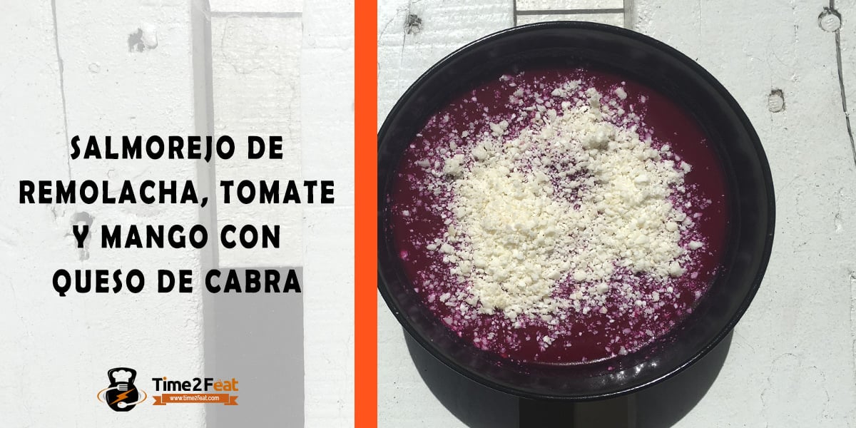 receta salmorejo remolacha tomate mango